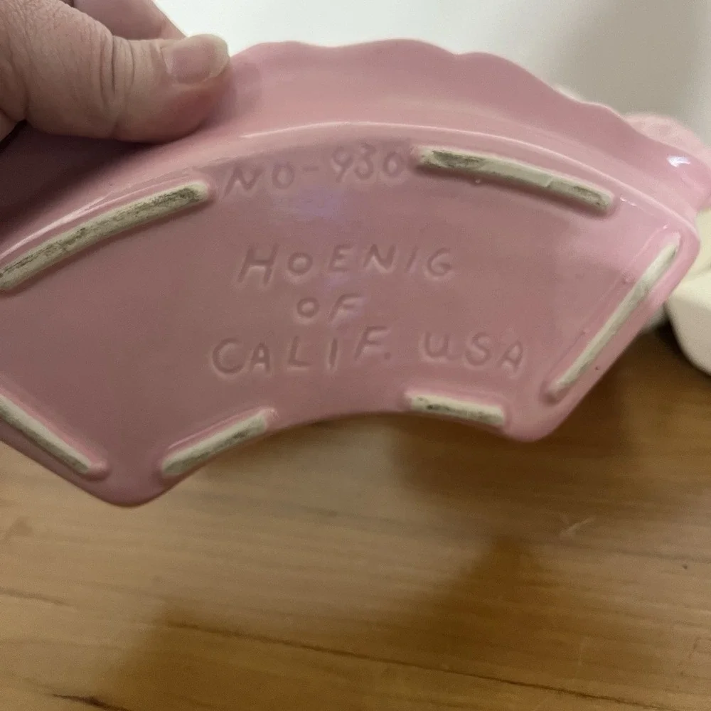Vintage Mid Century Hoenig of California‎ Ceramic Lazy Susan Serving Set 6 Piece